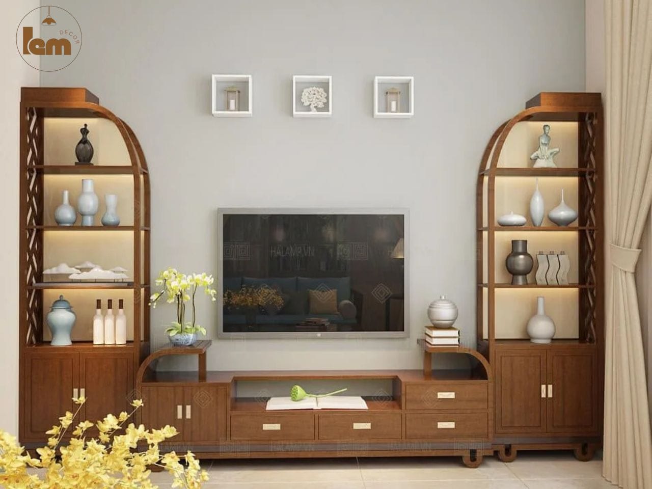 Tiêu Chí Lựa Chọn Đồ Trang Trí Kệ Tivi Phòng Khách