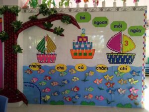Hình Ảnh Trang Trí Mảng Tường Mầm Non – Bí Quyết Tạo Nên Không Gian Học Tập Vui Nhộn
